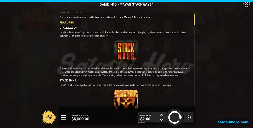 Stackways symbol fills a reel with matches
