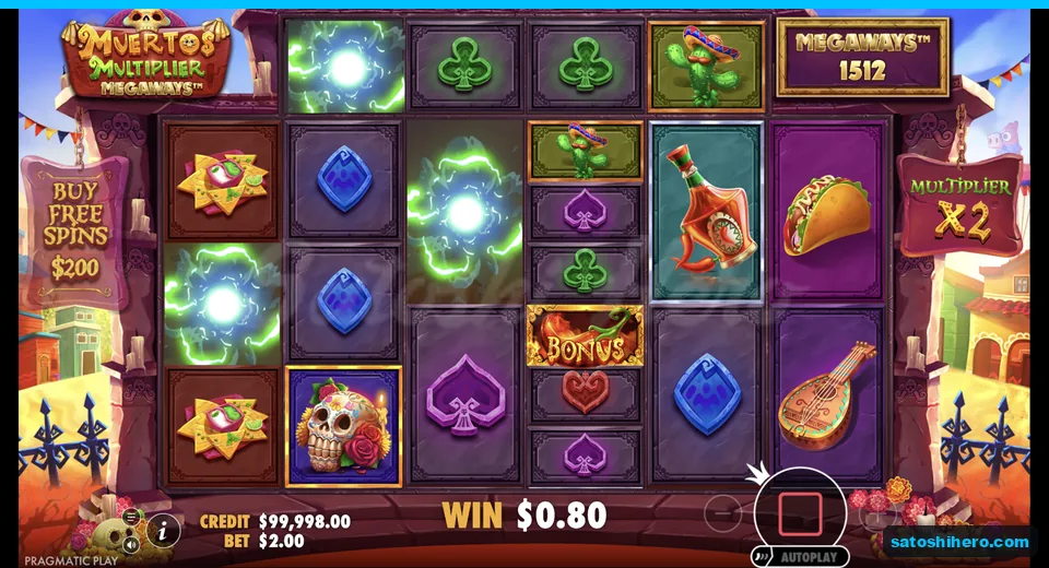 Win resolves with multiplier meter on rail