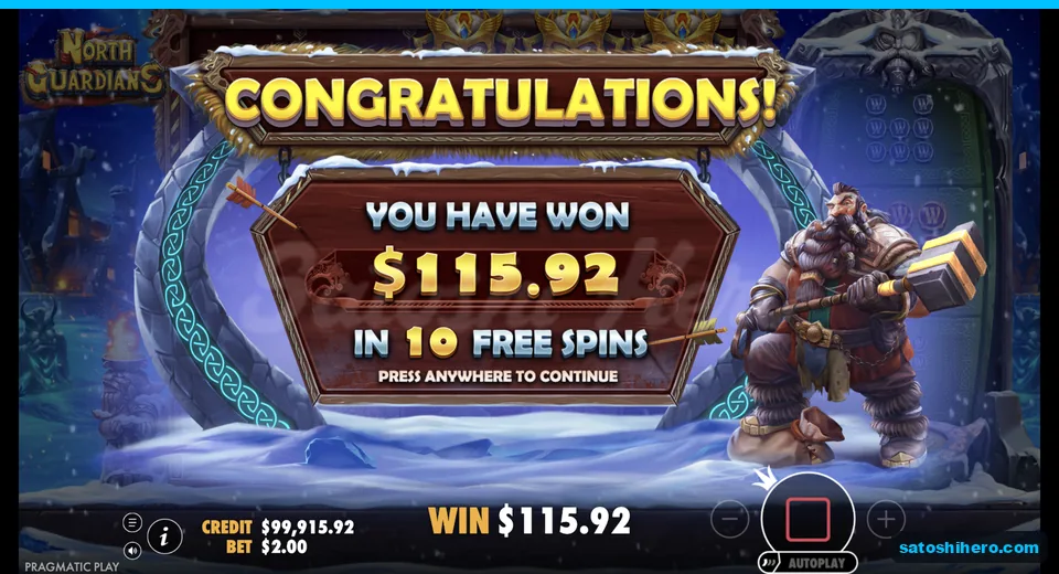 Collect screen shows $115.92 payout