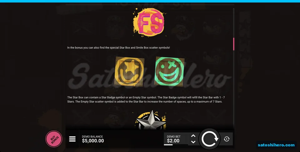 FS scatter and mystery box symbols
