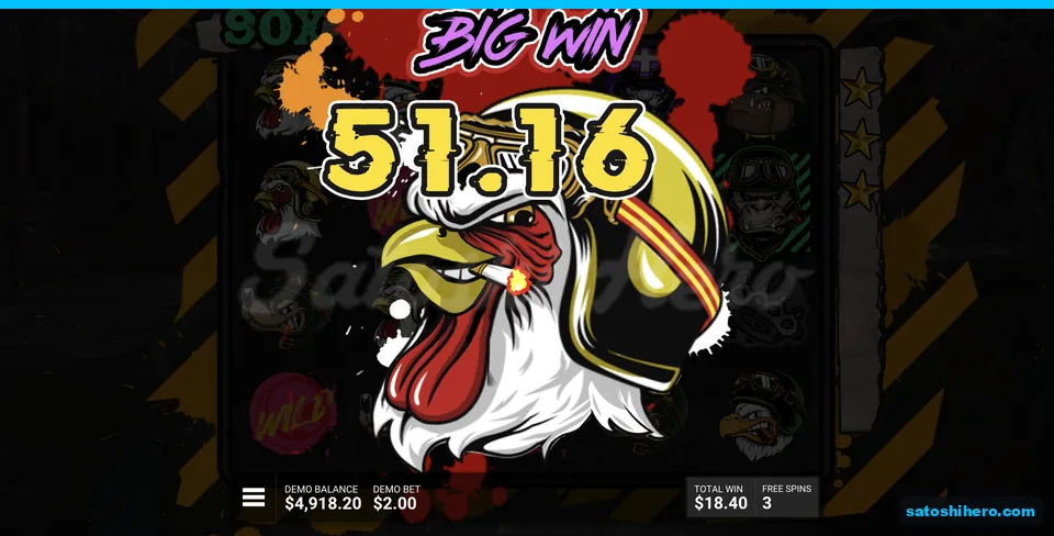 Ninety times multiplier with big win