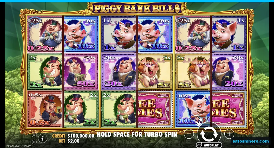 Base reels settle with pig banknote halves