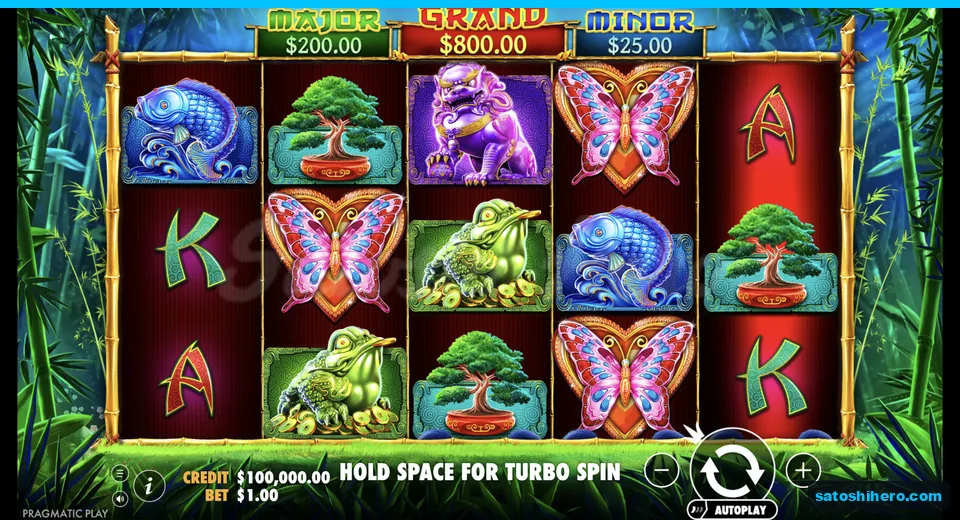 Base grid rests with jackpots above