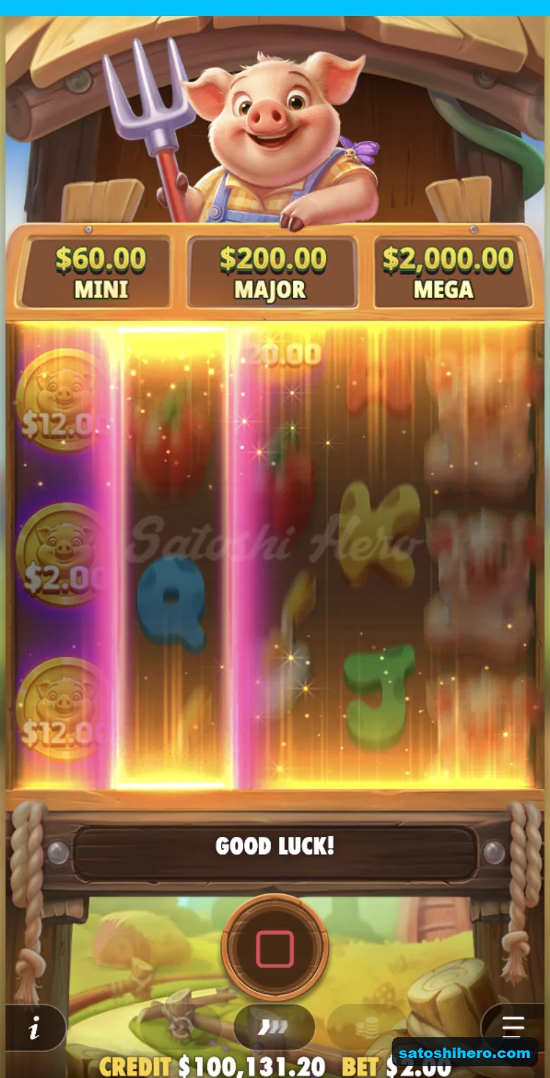 Collect sweep gathers pig coin values