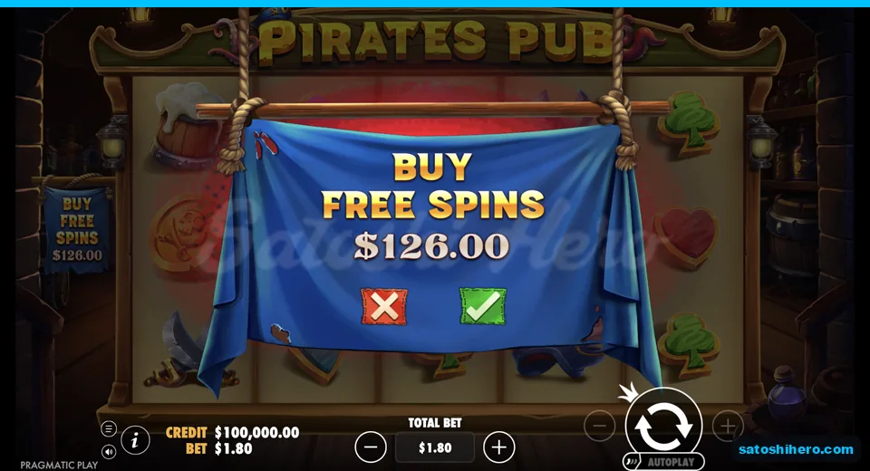 Buy menu opens at the $1.80 stake