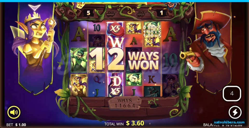 x5 wild lands on expanded reels