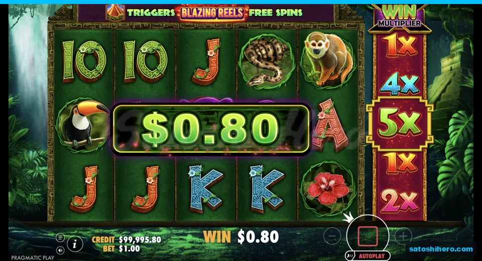 Line win resolves three Jacks for $0.80