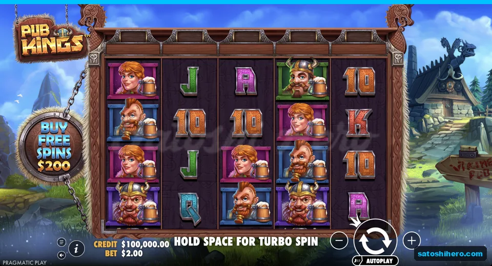 Base grid rests with Viking tavern symbols