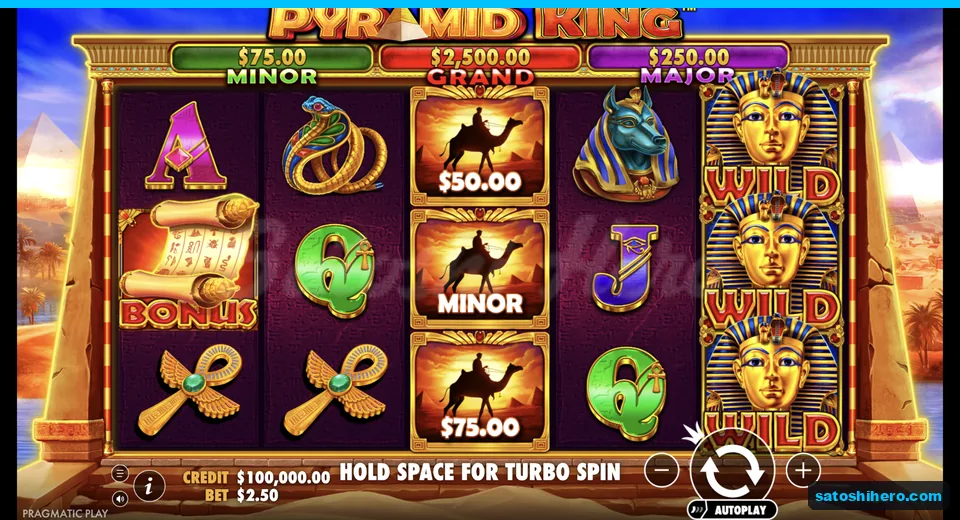 Base grid rests beneath glowing jackpot meters