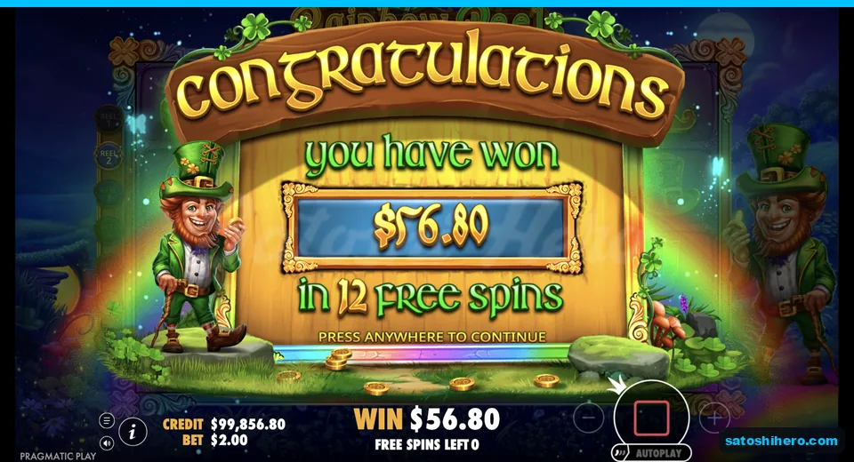 Collect screen pays $56.80 total