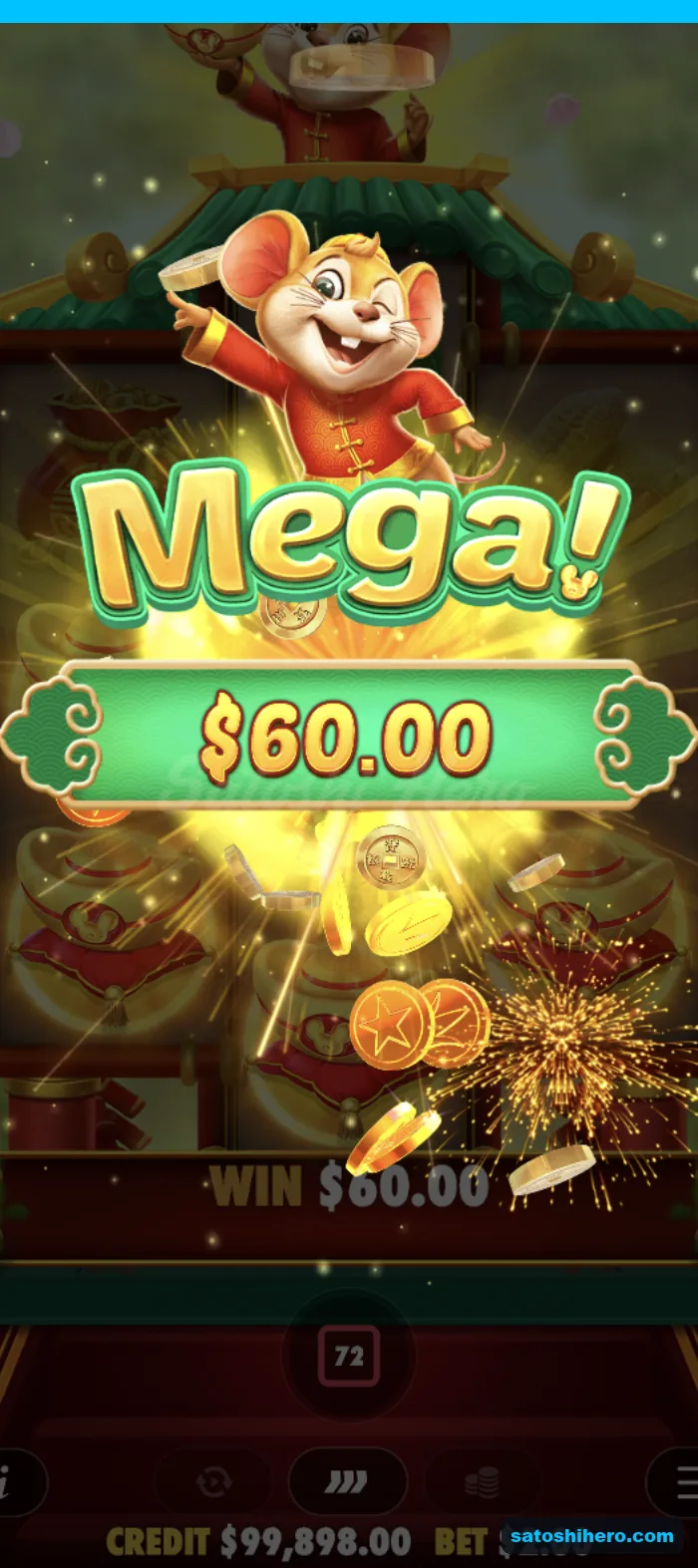 Mega win resolves with wild multipliers on reels