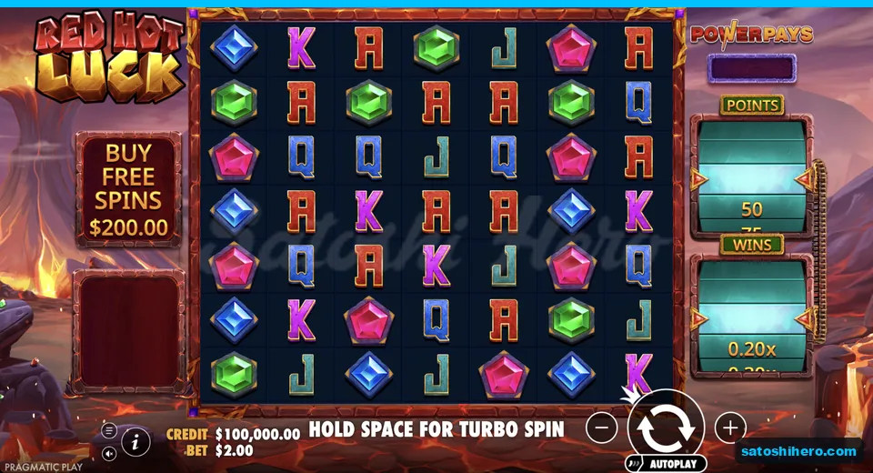 Base grid rests with gems and side meters