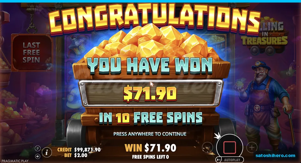 Result screen shows seventy one dollars ninety