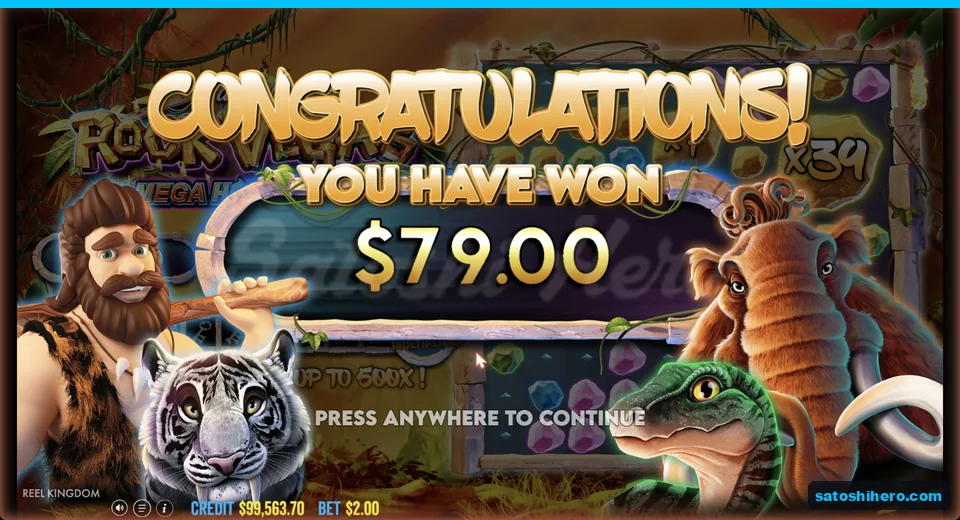 Collect screen shows $79.00 feature payout