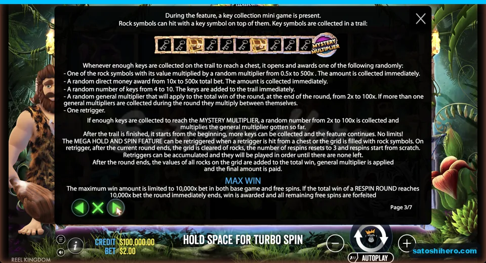 Key trail rules show chest reward options