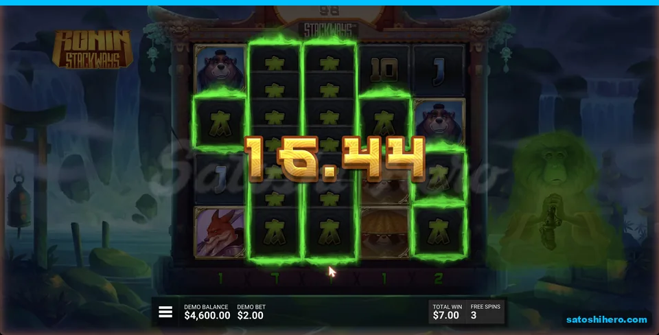 Two green stacks pay $16.44 mid-round