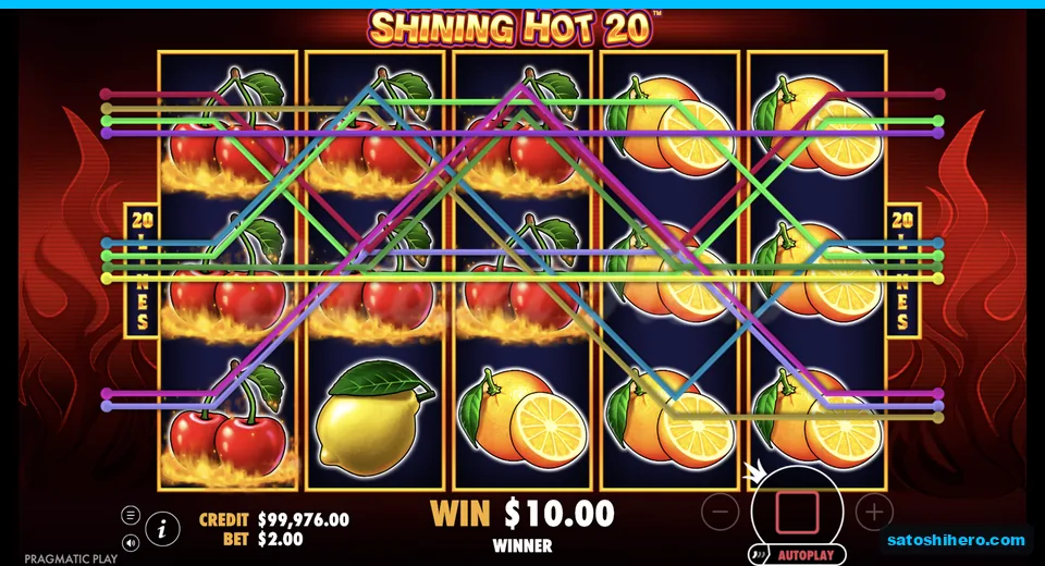 Line win resolves across the reels