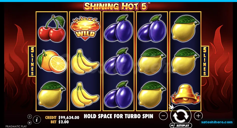 Wild and bell land among fruit symbols