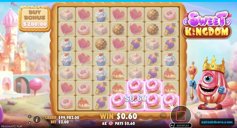 Donut cluster pays sixty cents