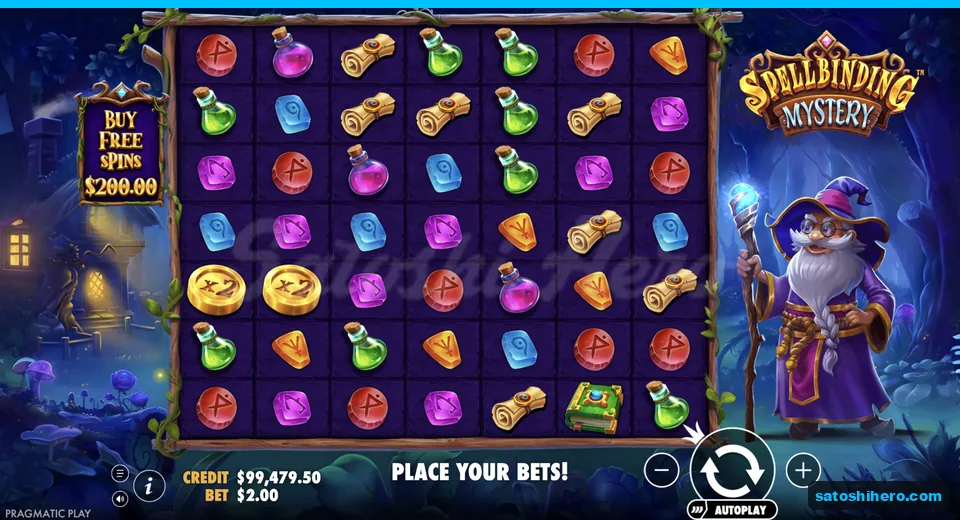 Grid rests beside wizard and buy panel