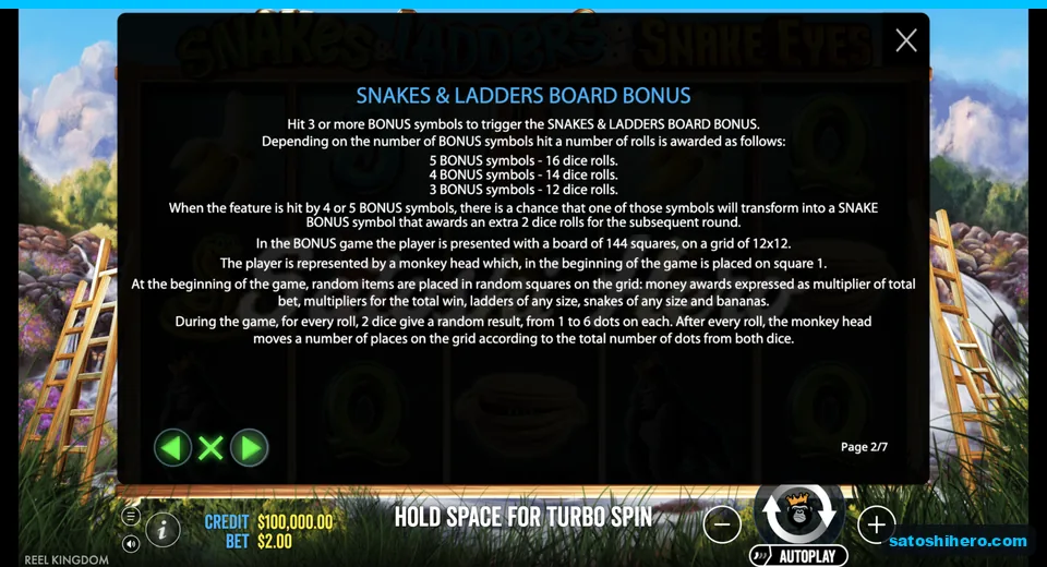 Rules page shows dice roll awards