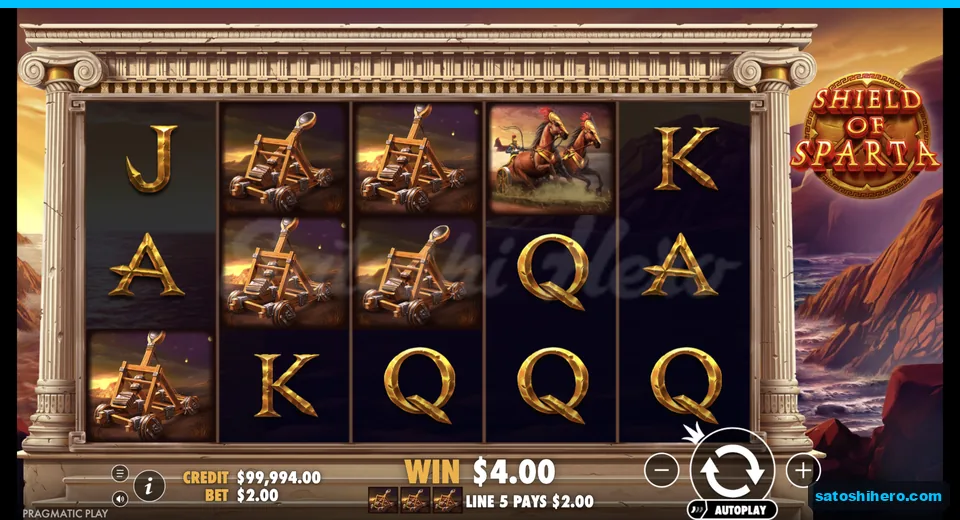 Line win resolves across the bottom row