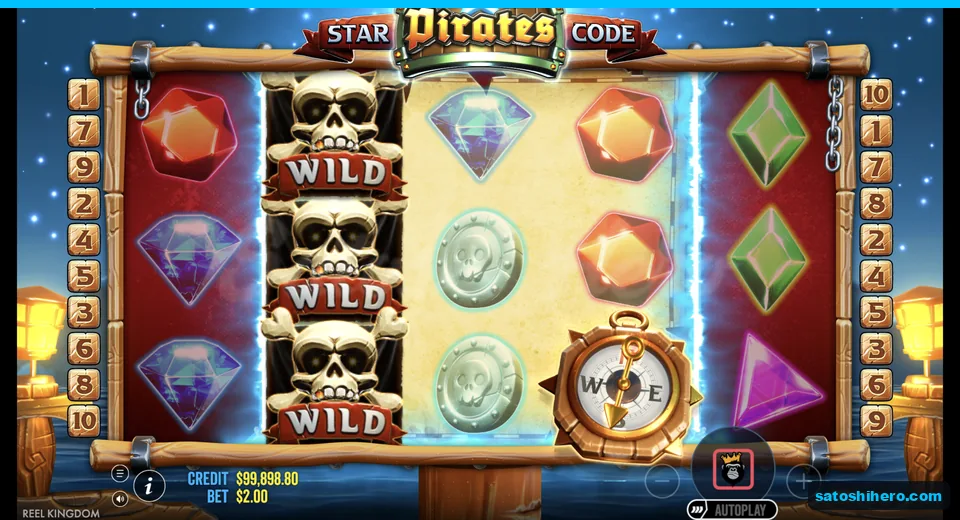 Locked Wild symbols hold across the middle reels