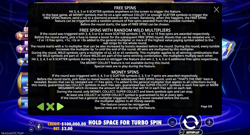 Free spins choices show two feature paths