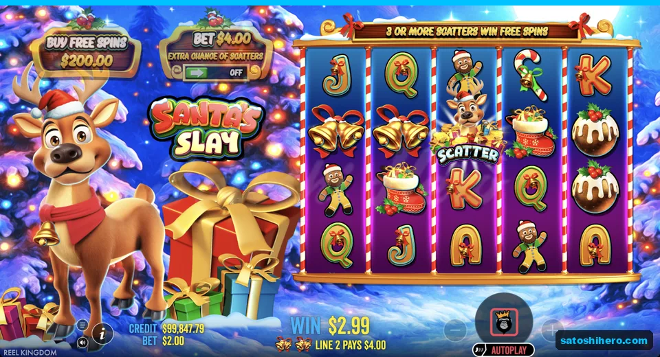 Line win resolves with two golden bells