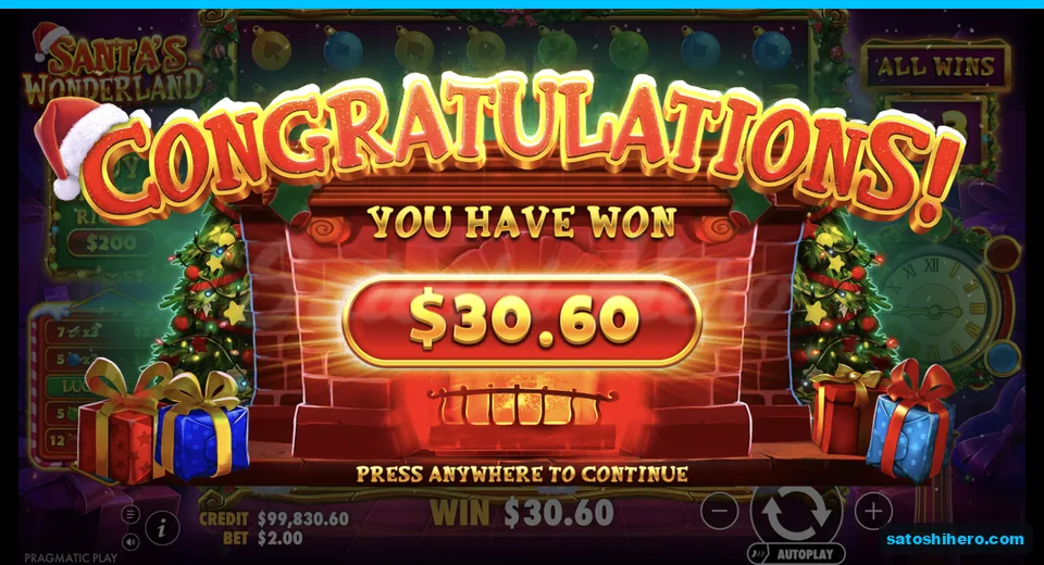 Collect screen totals a thirty-dollar return