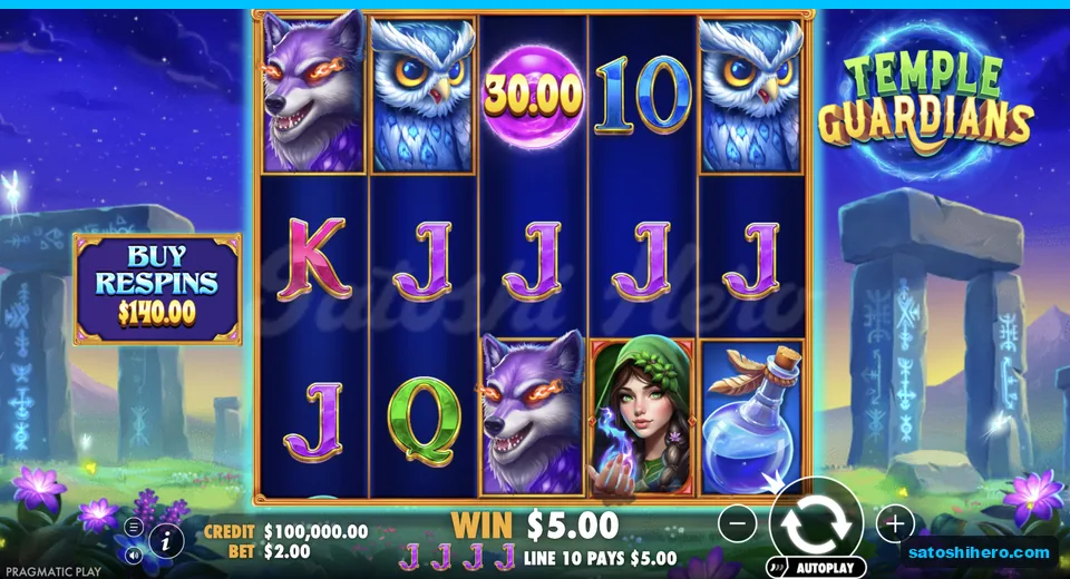 Line win resolves with four Jacks and orb