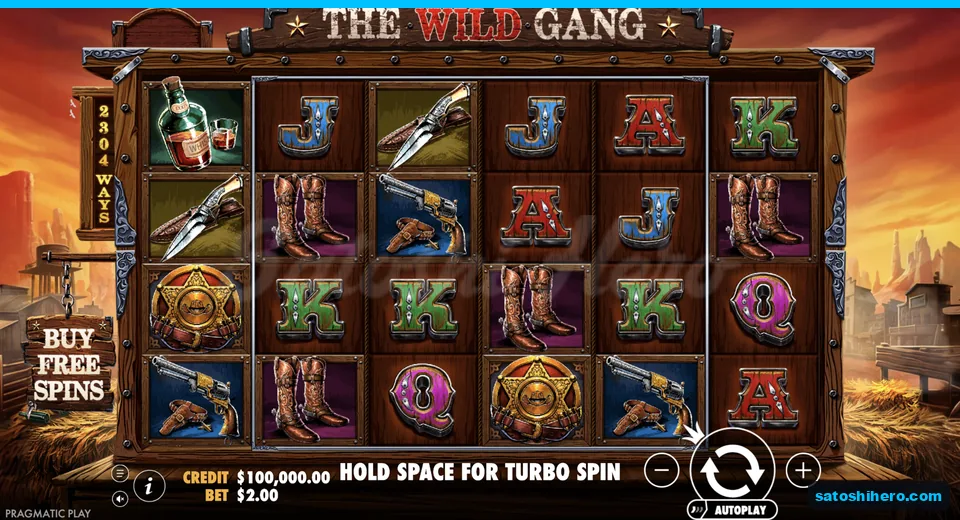 Western board rests with reels and bet panel