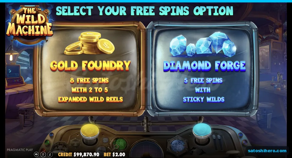 Free spins choice offers two bonus modes