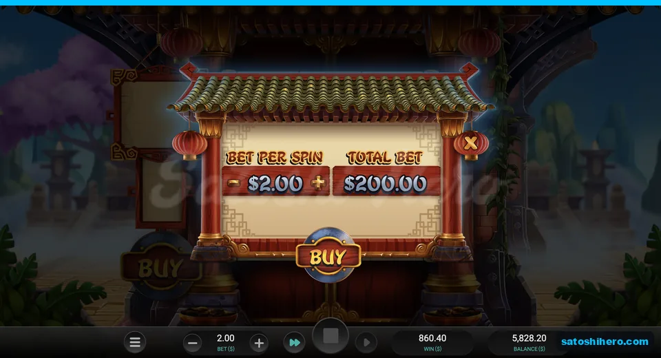 Gold buy panel shows $200.00 cost