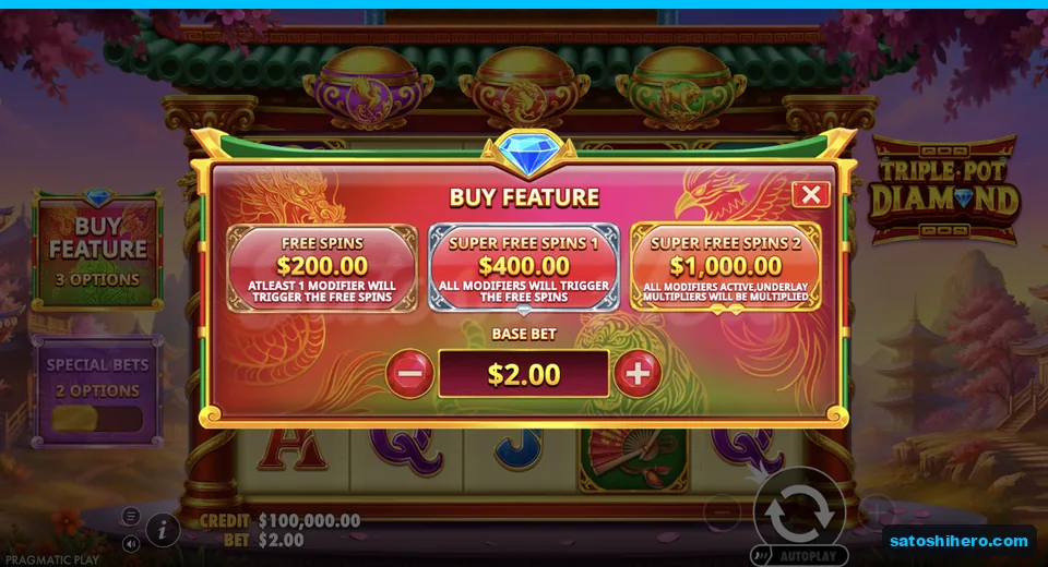 Buy panel opens at the live stake