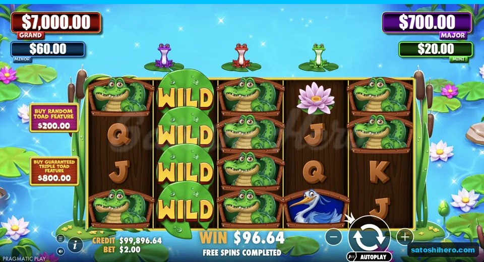Feature collect screen shows ninety six dollars