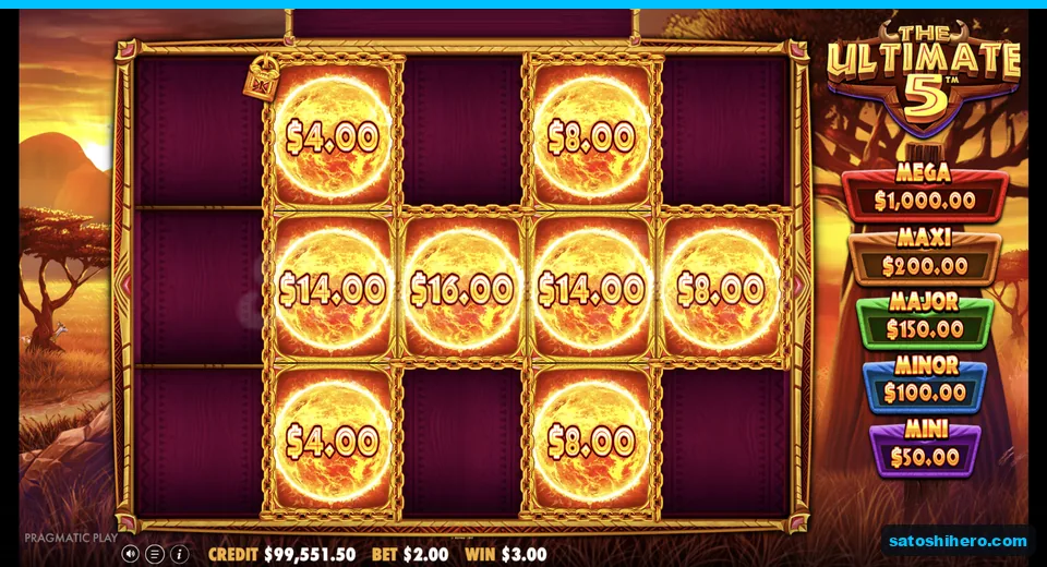 Money symbols fill grid with linked dollar values