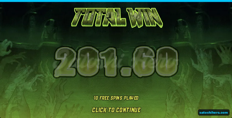 Total win screen shows $201.60