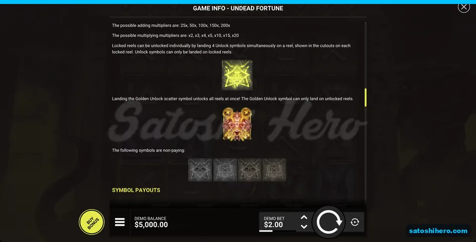 Yellow unlock and golden unlock symbols