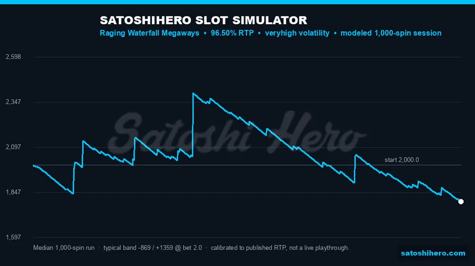 Projection line swings across thousand spin balance