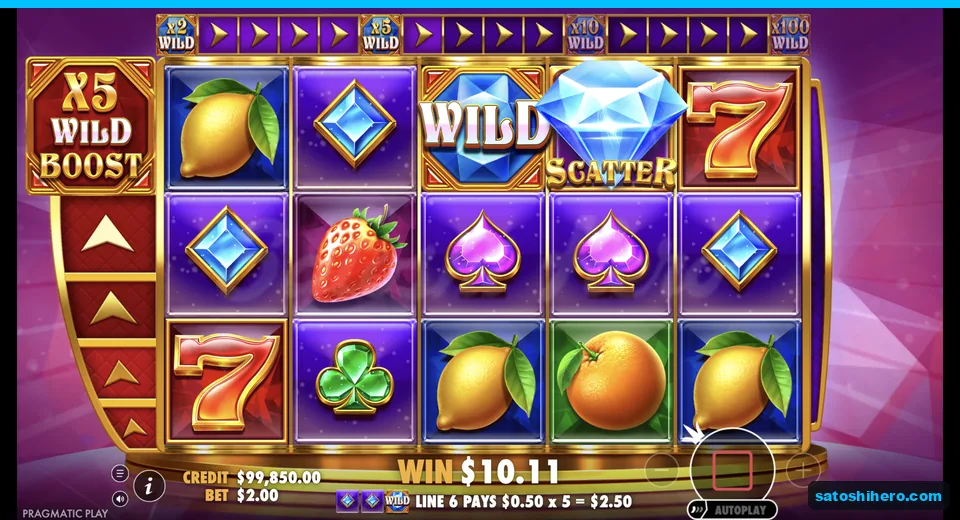 Free spins play shows x5 Wild Boost