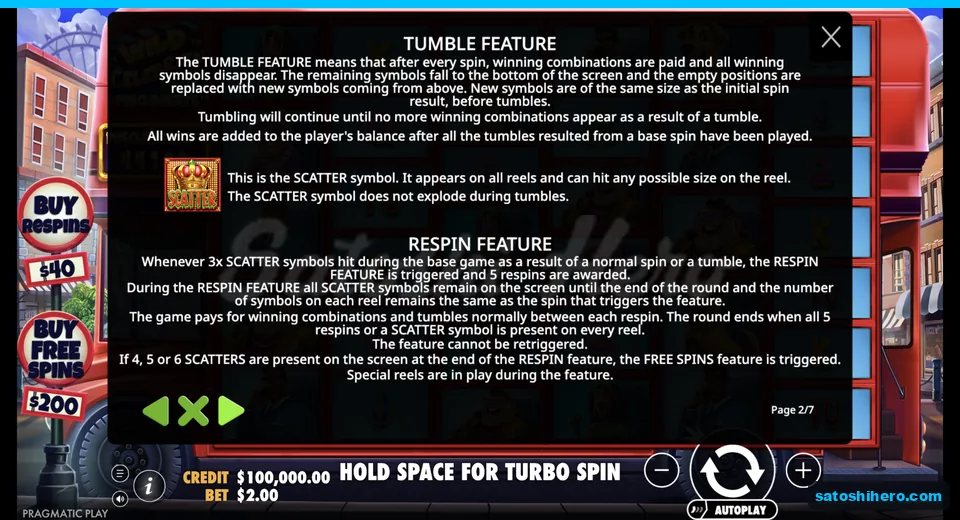 Rules panel shows crown scatter and respins