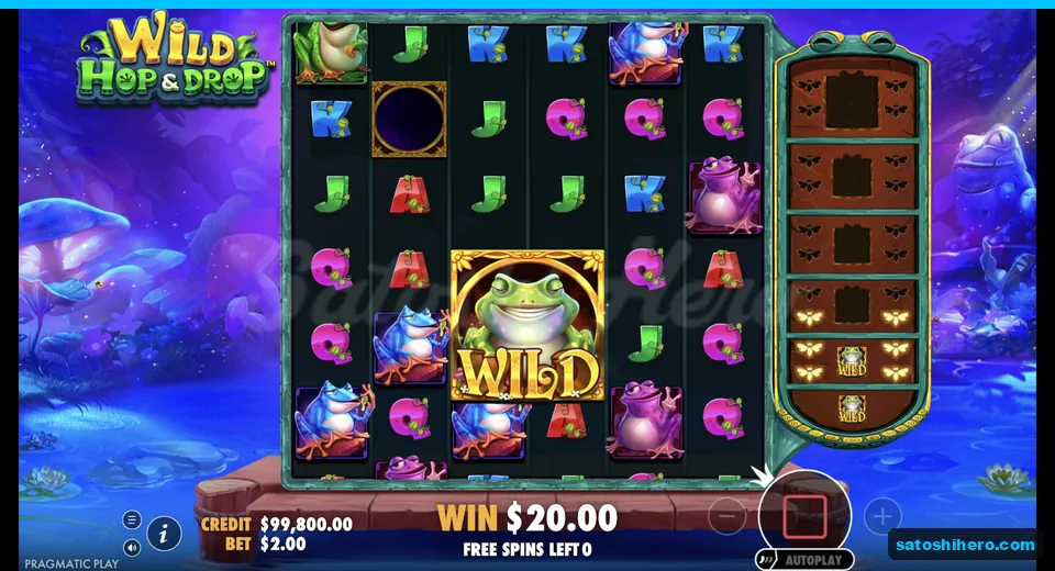 Purchased round shows a 2x2 wild