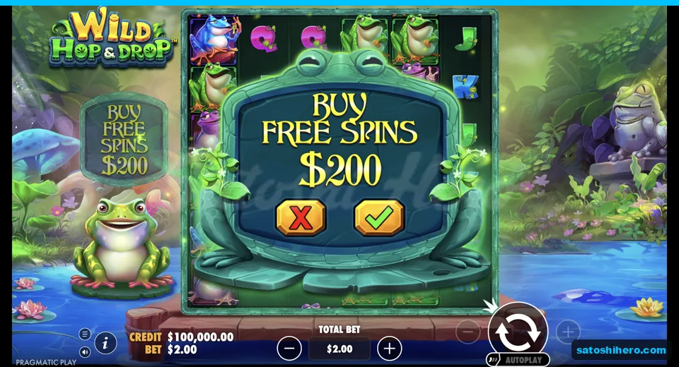 Buy menu opens at the live stake