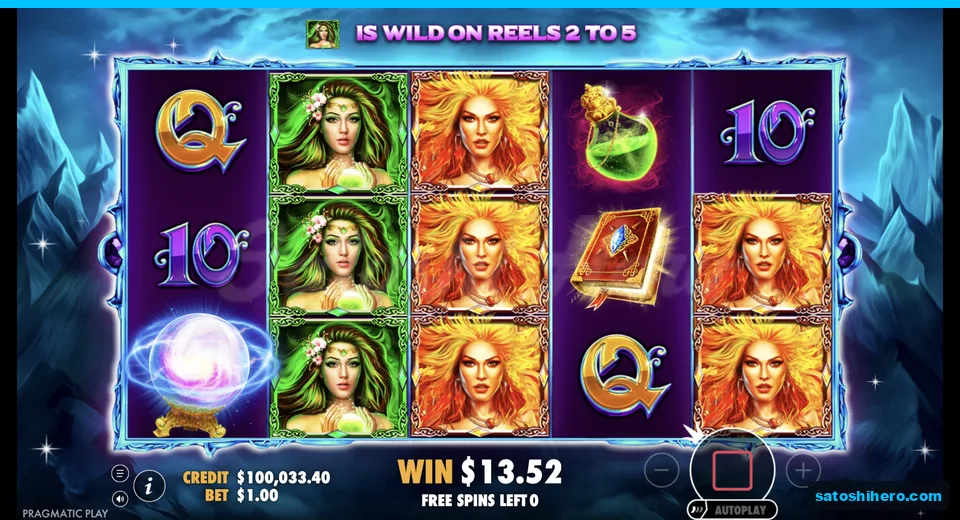 Free spins total climbs with wild witches