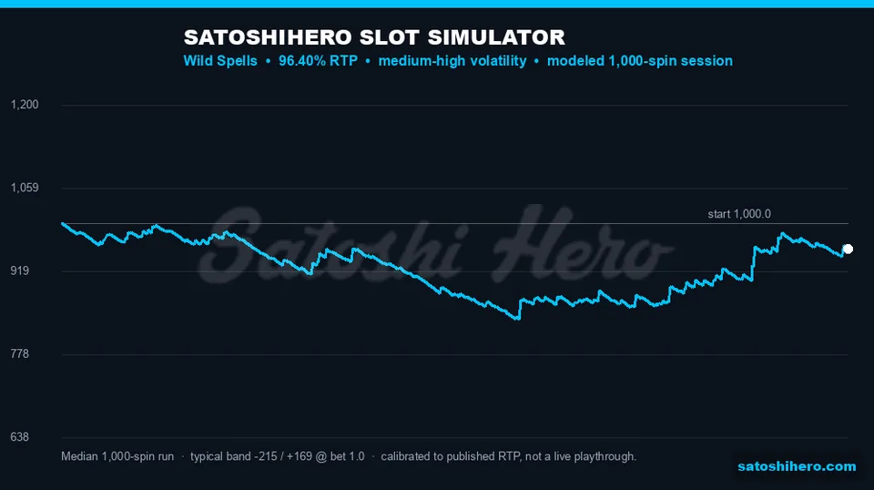 Blue curve plots a 1,000 spin model