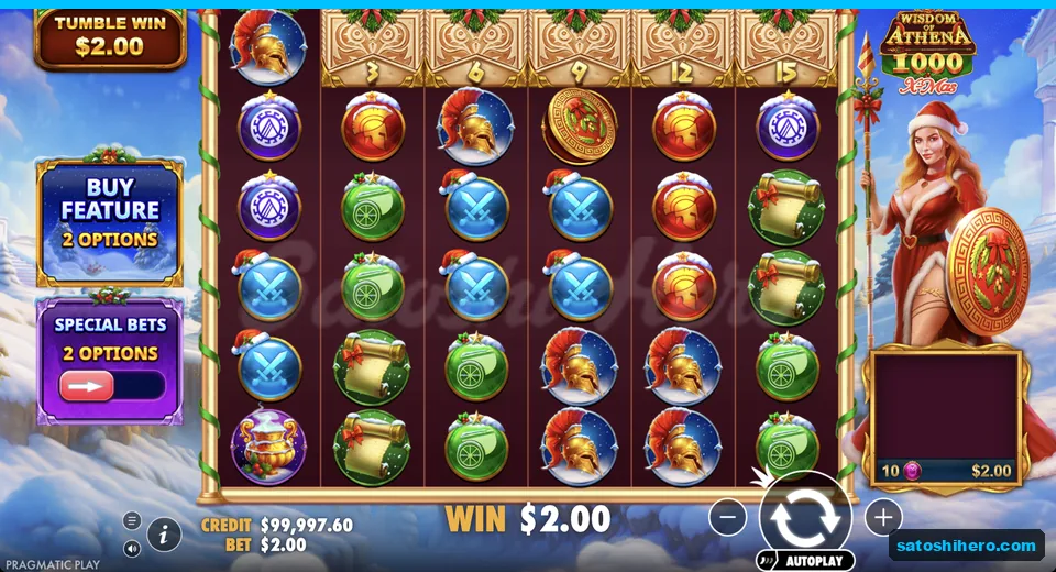 Tumble win resolves from grouped scroll symbols
