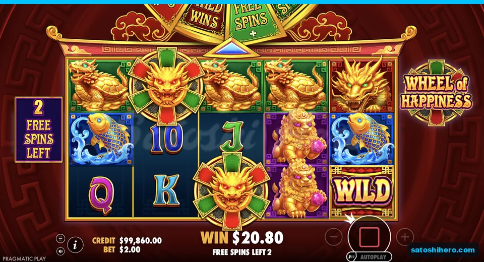 Free spins show twenty dollars eighty cents