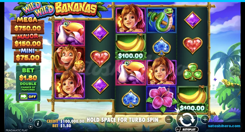 Base game rests on six reel jungle grid