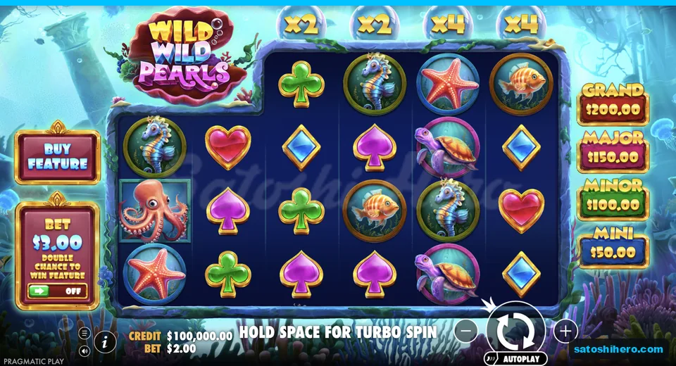 Base grid rests with jackpot ladders visible